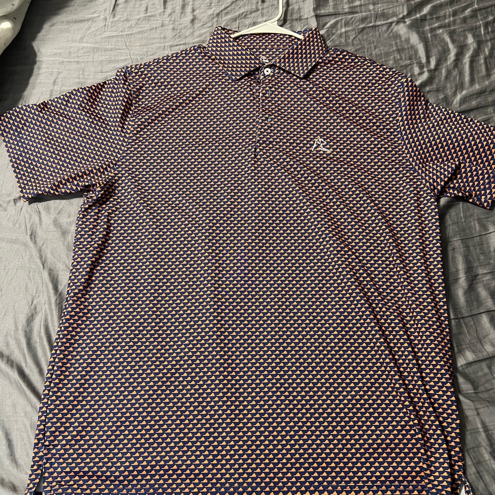 Men's Rhoback “lovers” Patterned Polo Shirt